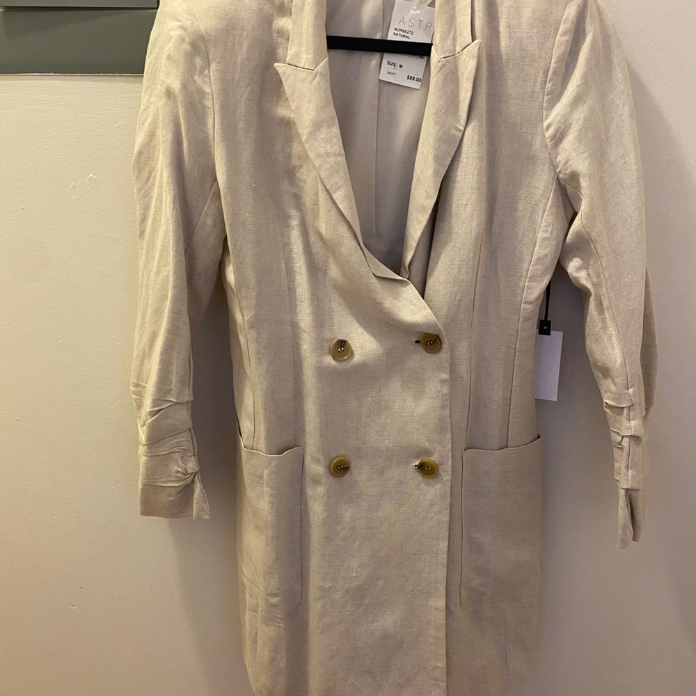 ASTR the Label linen blazer nwt